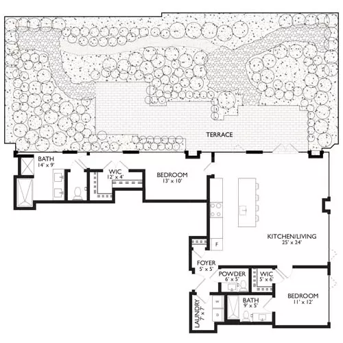 Ravel and Royale - Bethesda, MD - Floor Plan Diagram