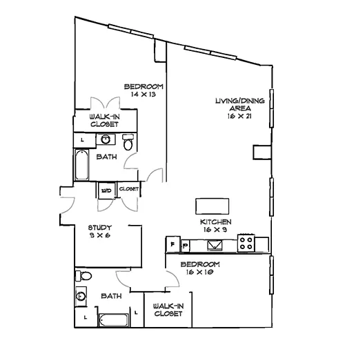 One Greenway – Boston, MA – Floor Plan Diagram