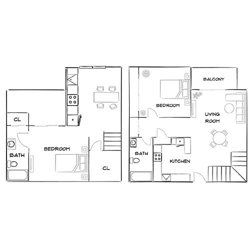 2D Diagram Furnished