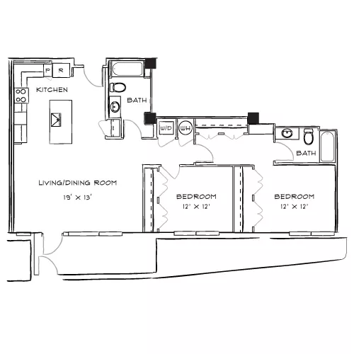 The Residences at Capital Crescent Trail - Bethesda, MD - Floor Plan Diagram