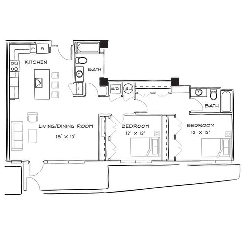 2D Diagram Furnished