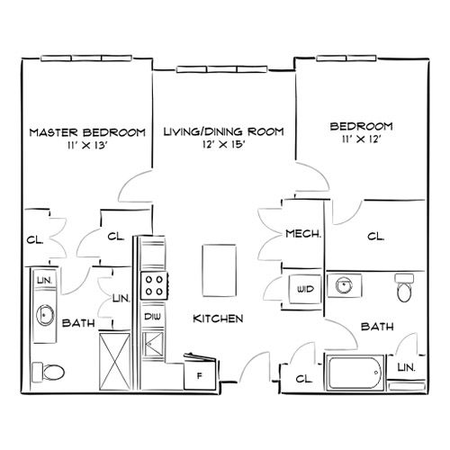The Chase at Overlook Ridge - Revere, MA - Floor Plan Diagram