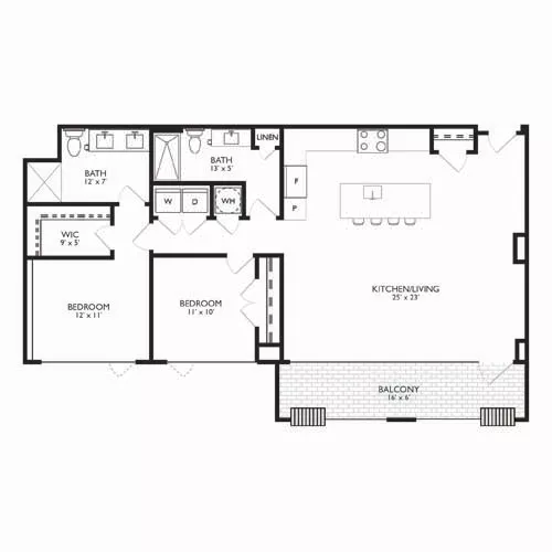 Ravel and Royale - Bethesda, MD - Floor Plan Diagram