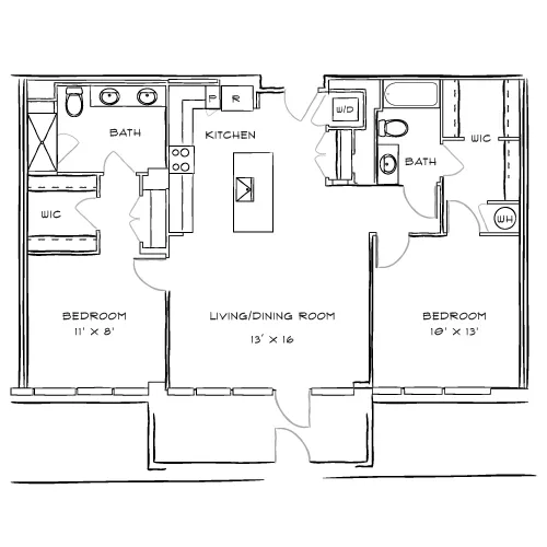 The Residences at Capital Crescent Trail - Bethesda, MD - Floor Plan Diagram