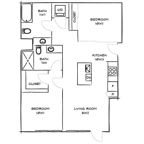 Indigo Apartments-Luxury 2 bedroom apartments available rent