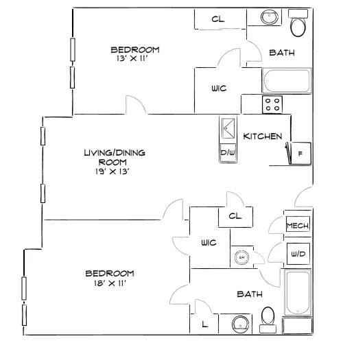 The Chase at Overlook Ridge - Revere, MA - Floor Plan Diagram