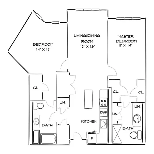 The Chase at Overlook Ridge - Revere, MA - Floor Plan Diagram