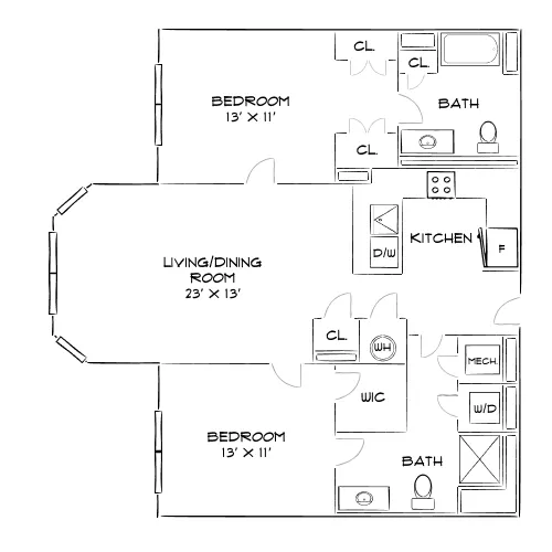 The Chase at Overlook Ridge - Revere, MA - Floor Plan Diagram