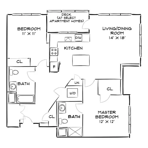 The Chase at Overlook Ridge - Revere, MA - Floor Plan Diagram