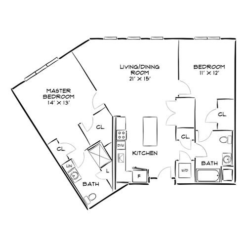 The Chase at Overlook Ridge - Revere, MA - Floor Plan Diagram