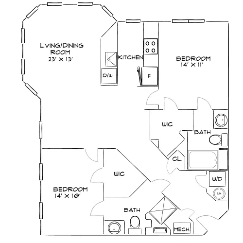 The Chase at Overlook Ridge - Revere, MA - Floor Plan Diagram