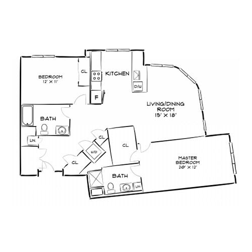 The Chase at Overlook Ridge - Revere, MA - Floor Plan Diagram