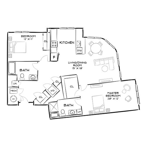 The Chase at Overlook Ridge - Revere, MA - Floor Plan Diagram