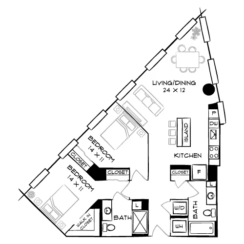 The Elm - Bethesda, MD - Floor Plan