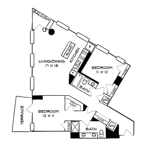 The Elm - Bethesda, MD - Floor Plan