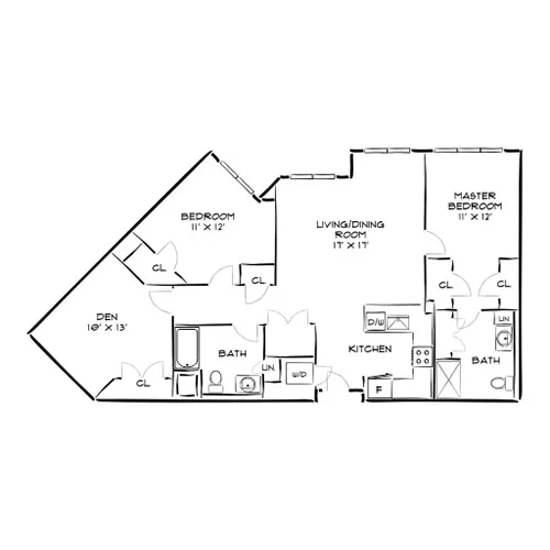 The Chase at Overlook Ridge - Revere, MA - Floor Plan Diagram