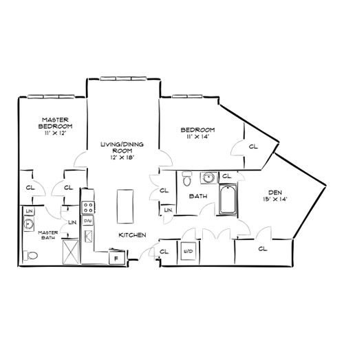 The Chase at Overlook Ridge - Revere, MA - Floor Plan Diagram
