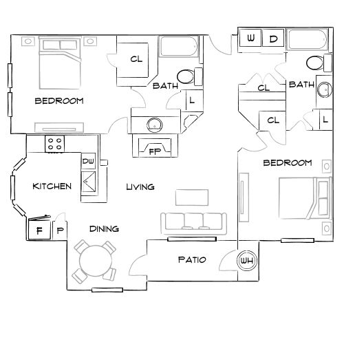 Grove at Cherry Creek Park - Centennial, CO - Furnished Diagram