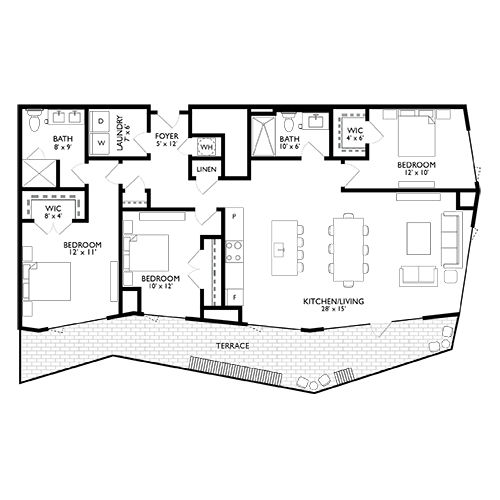 2D Diagram Furnished
