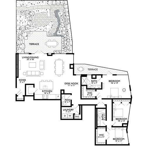2D Diagram Furnished