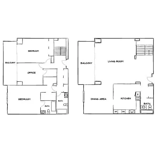 The Summit - Alexandria, VA - Floor Plan Diagram