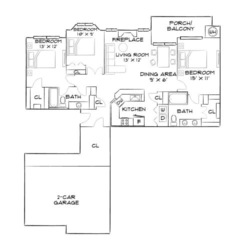 Haven 124 at Eastlake Station - Northglenn, CO - Diagram