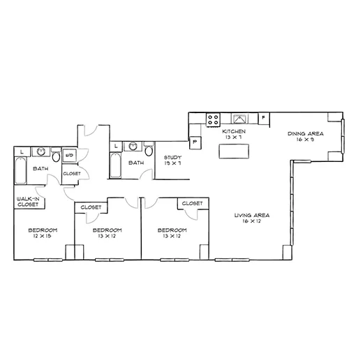 One Greenway - Boston, MA - Floor Plan Diagram