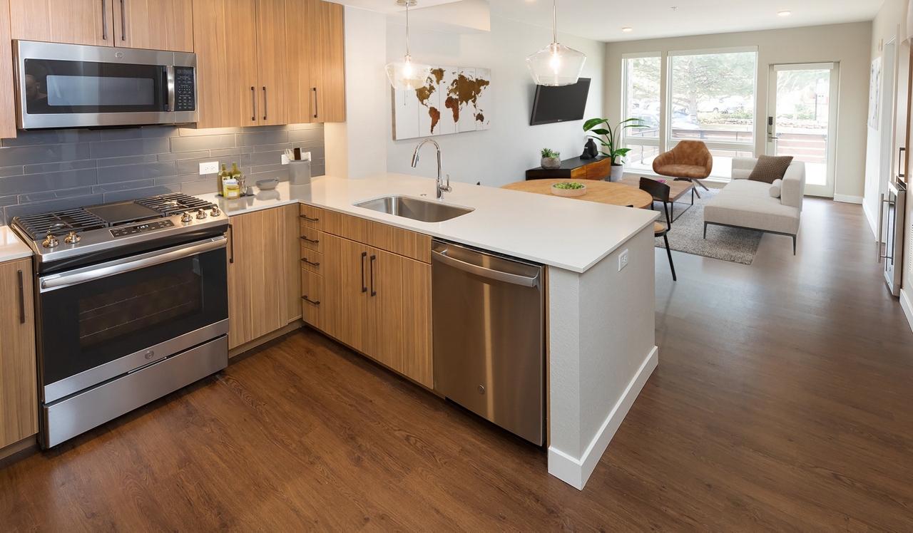 Parc Mosaic Apartment Homes - Boulder, CO - Interior Living Room