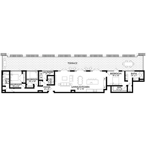Ravel and Royale - Bethesda, MD - Floor Plan Diagram
