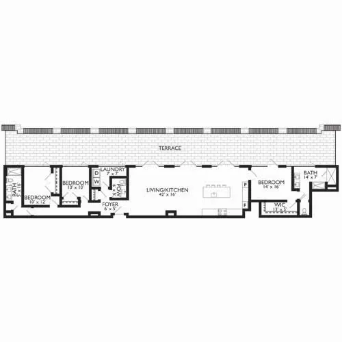 Ravel and Royale - Bethesda, MD - Floor Plan Diagram