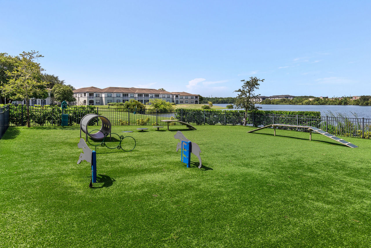 Dog park at Timucuan Lakeside