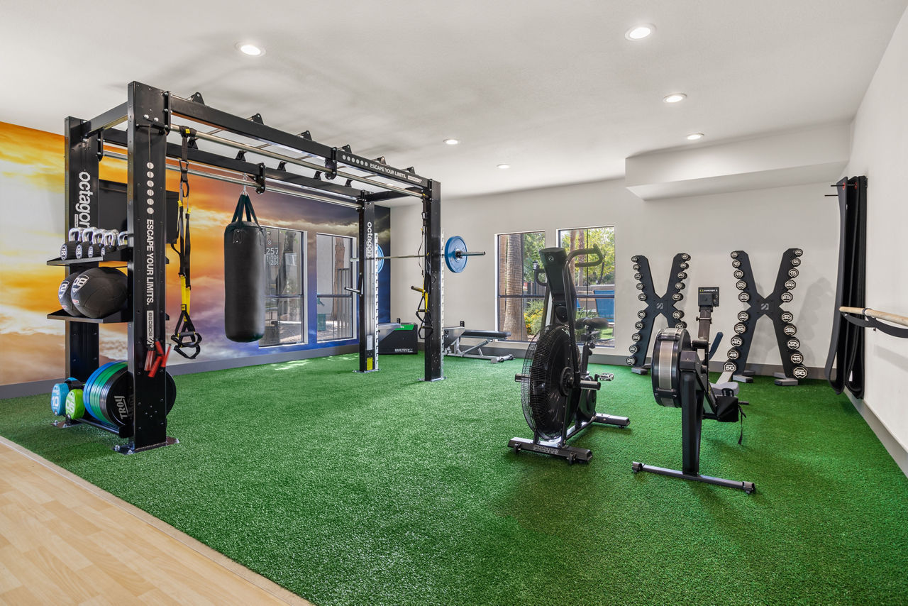 Gym at Solis at Flamingo (1 of 2)