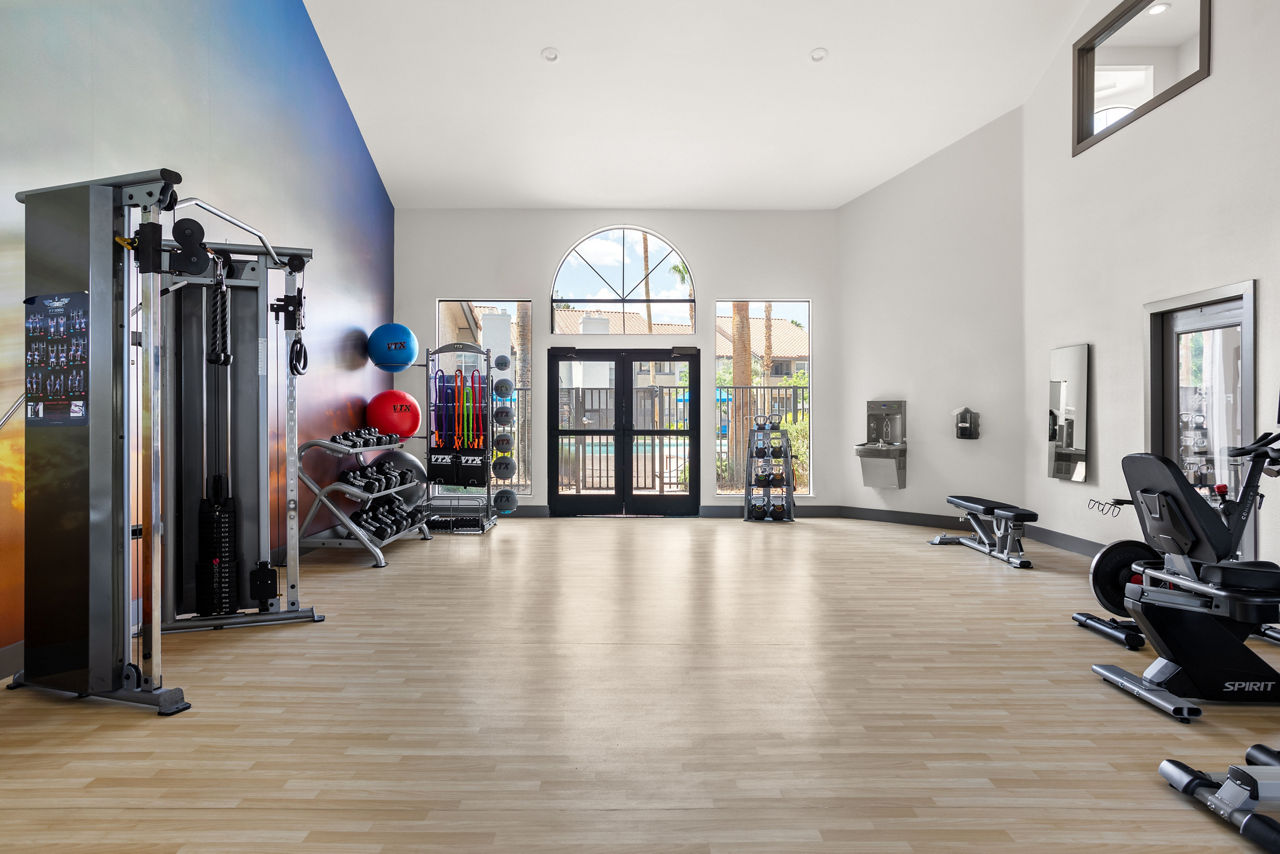 Gym at Solis at Flamingo (2 of 2)