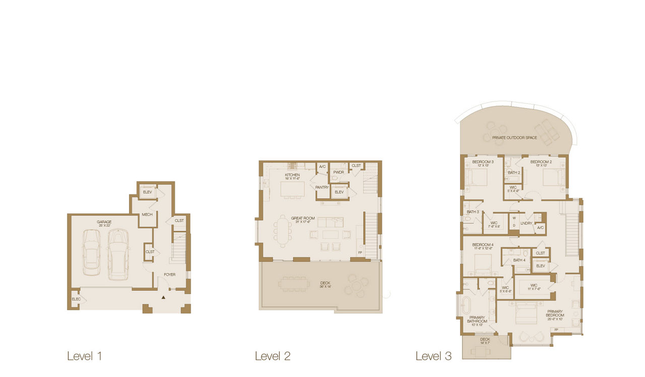 4 Bedroom Plan B floor plan