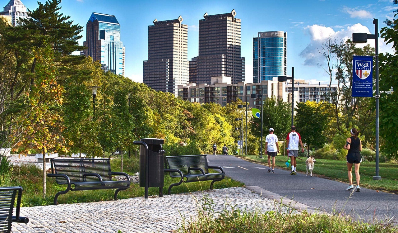 Park Towne Place Premier Apartment Homes - Walking and Neighborhood.<div style="text-align: center;">&nbsp;</div>
<div style="text-align: center;">The Schuylkill Banks trail is right out your front door and perfect for summertime runs or bike rides.</div>
