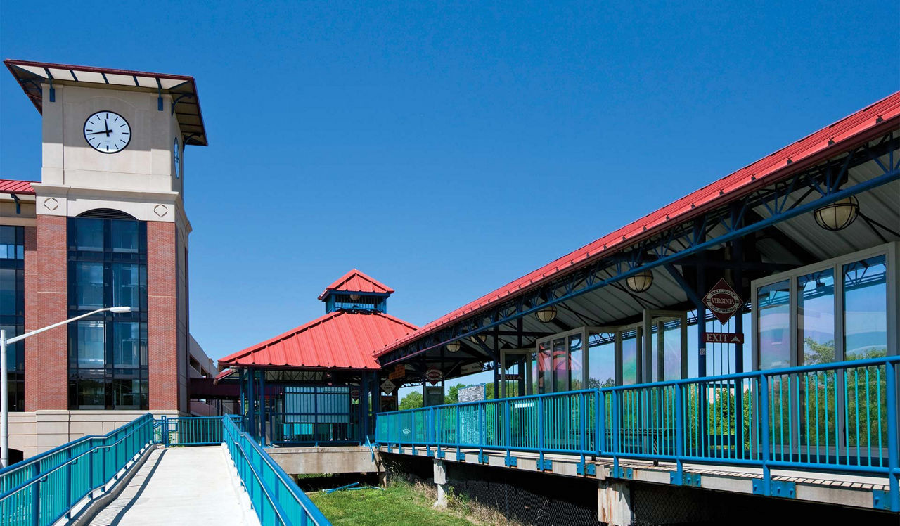 Burke Shire Commons - VRE station at Burke Centre