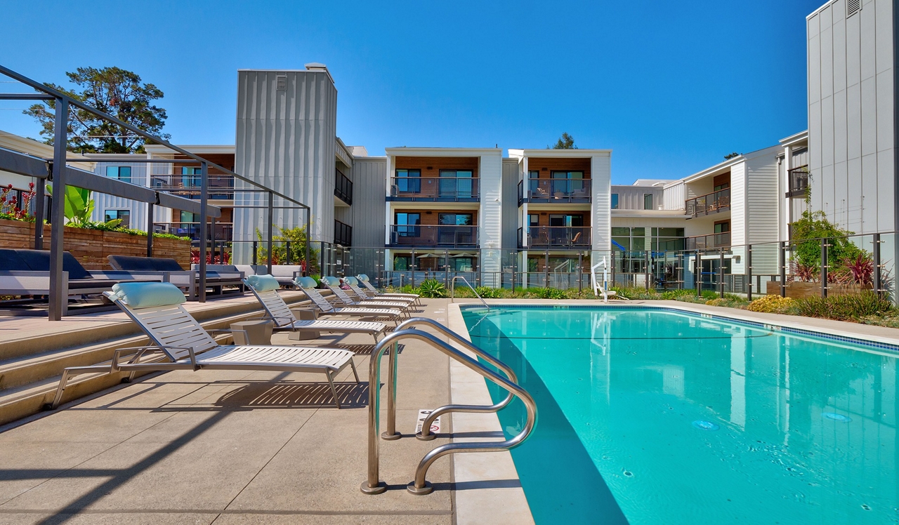 707 Leahy Apartment, Redwood City, CA, Outdoor Pool Area