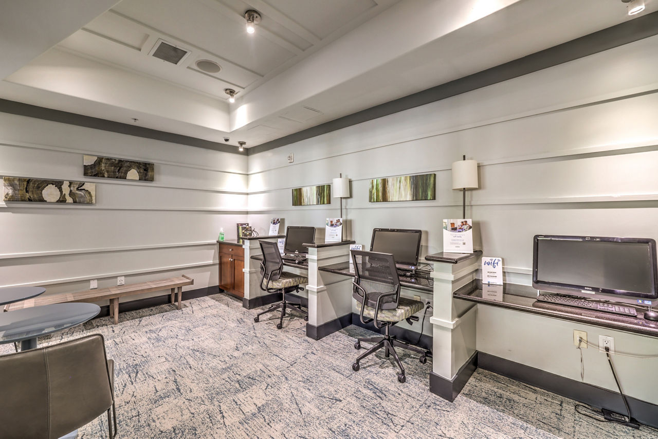 Work space at Lofts at 7100