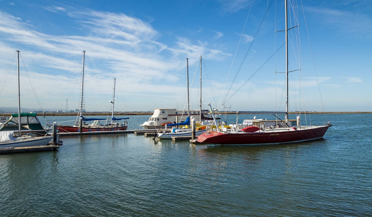 Indigo Apartments - Redwood City, CA - Boats on the Marina