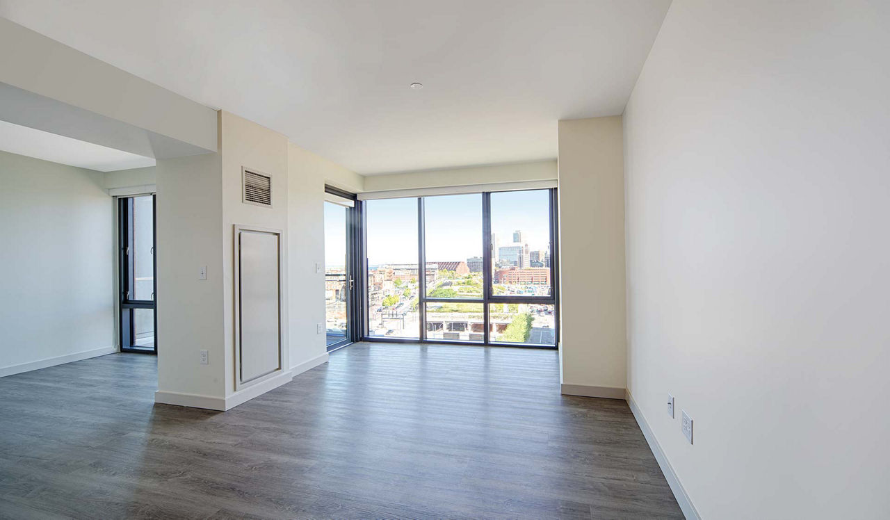 One Canal Apartment Homes - Boston, MA - living room