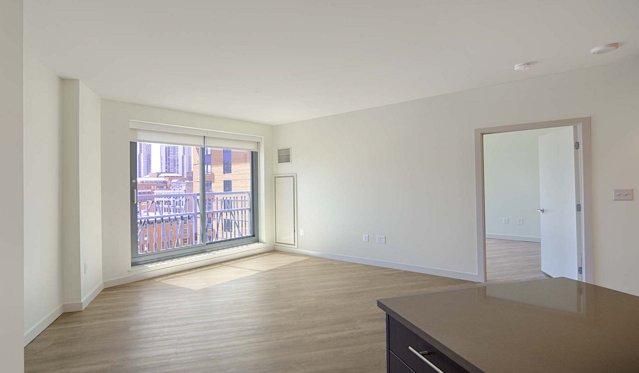 One Canal Apartments - Boston, MA - living room