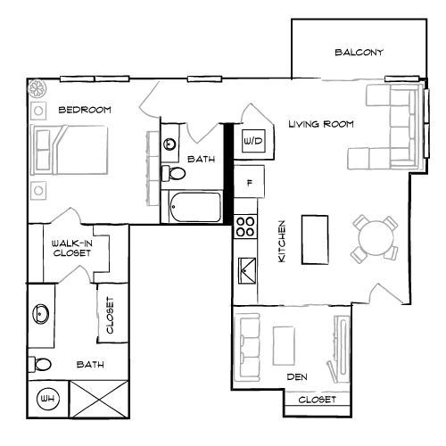 2D Diagram Furnished