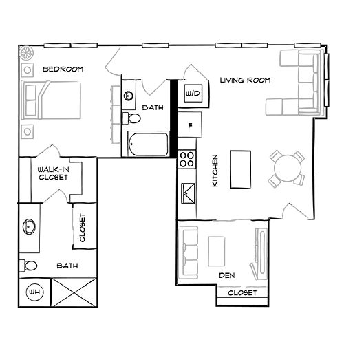 2D Diagram Furnished
