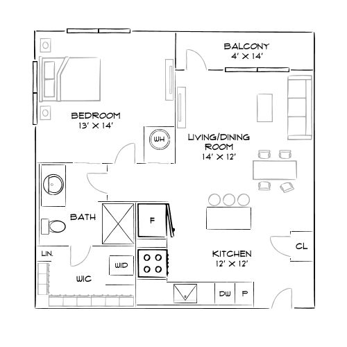 Arapahoe Square - Denver, CO - diagram