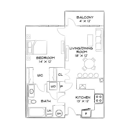 2D Diagram Furnished