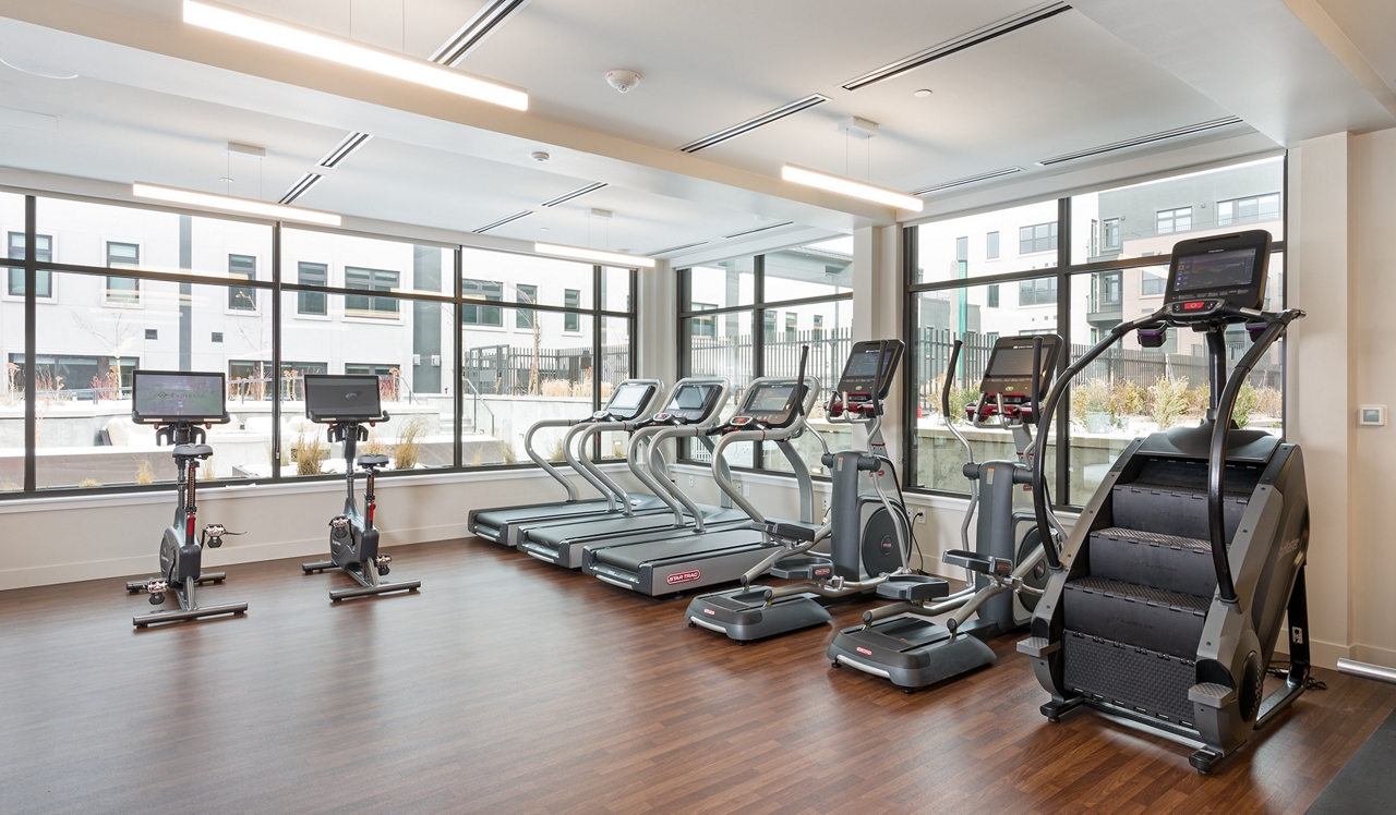 The Fremont Residences - Aurora, CO - gym.Plenty of cardio equipment will have you looking forward to your next workout