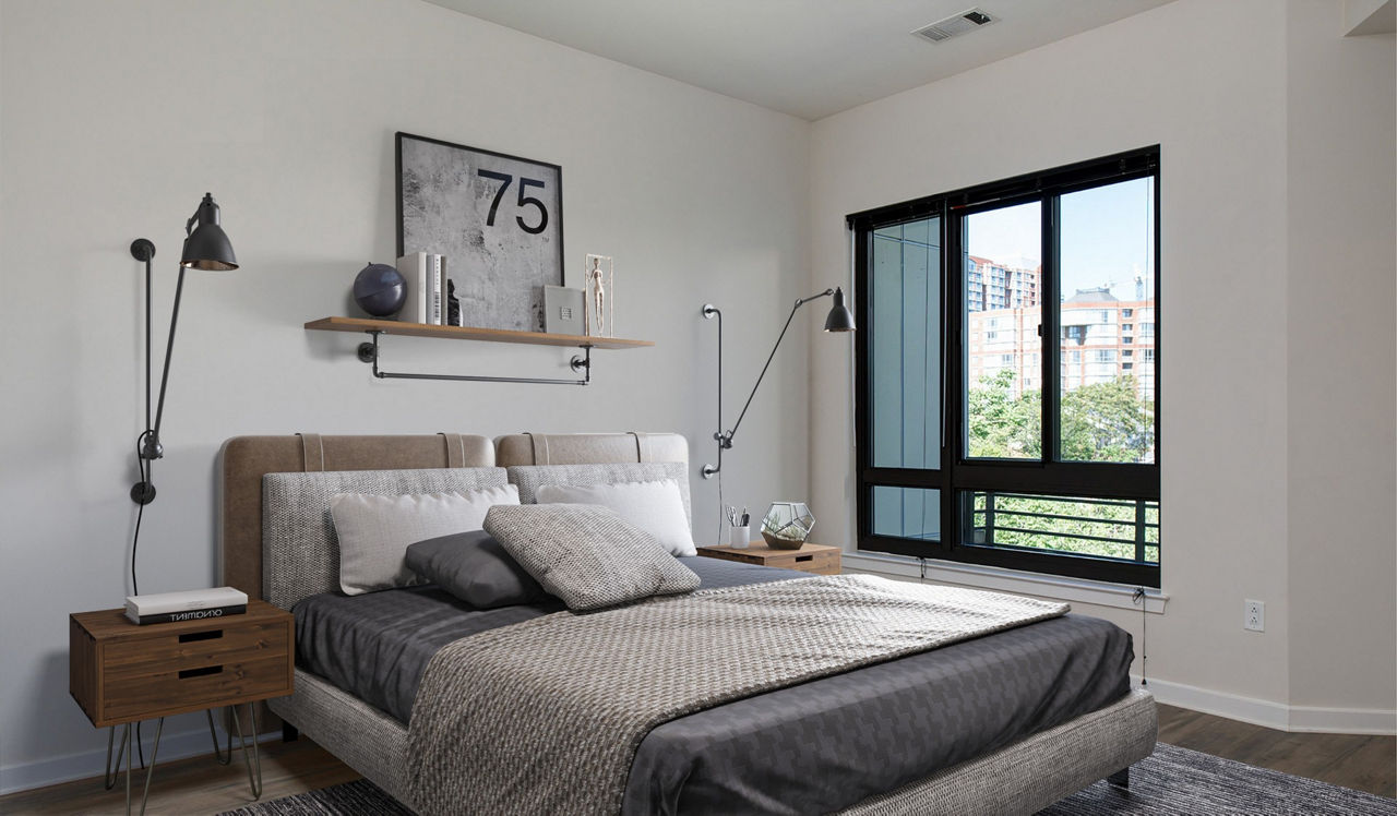 Avery Row - Arlington, VA - interior bedroom