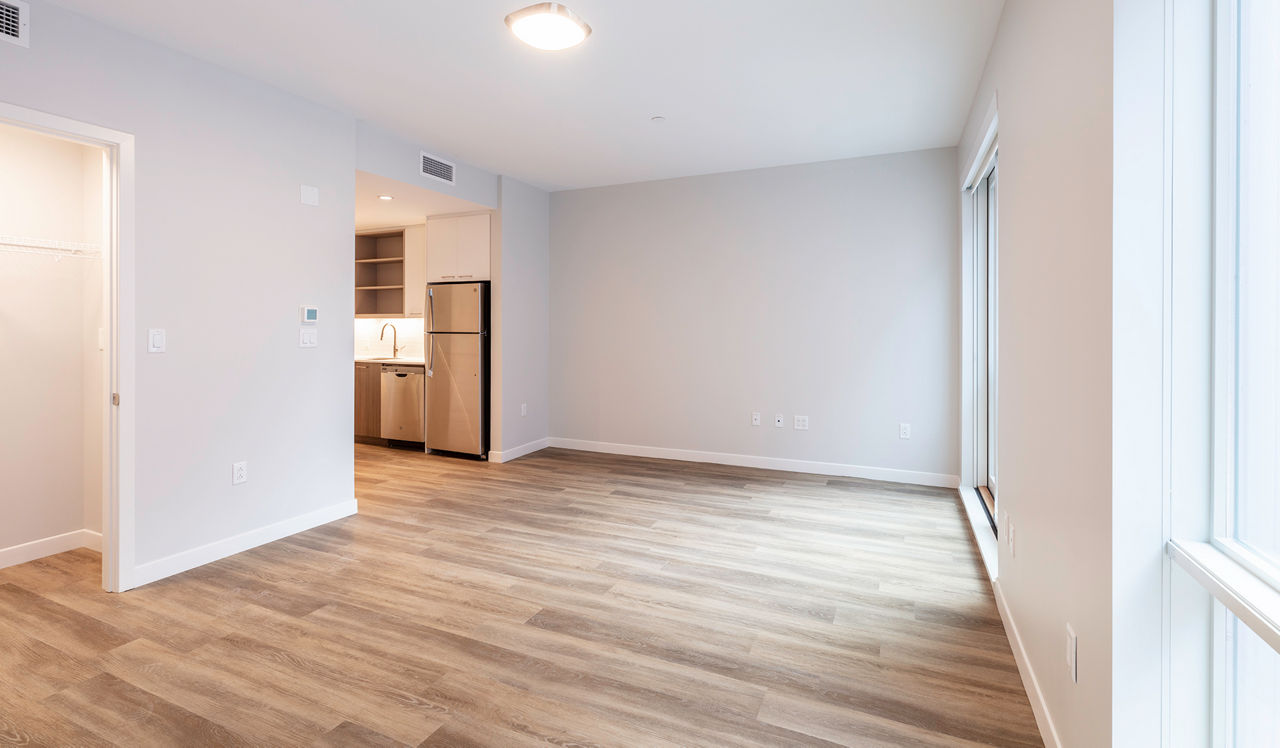 Prism - Kendall Square Apartments - living