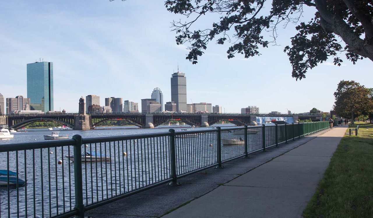 Prism - Boston skyline - Cambridge