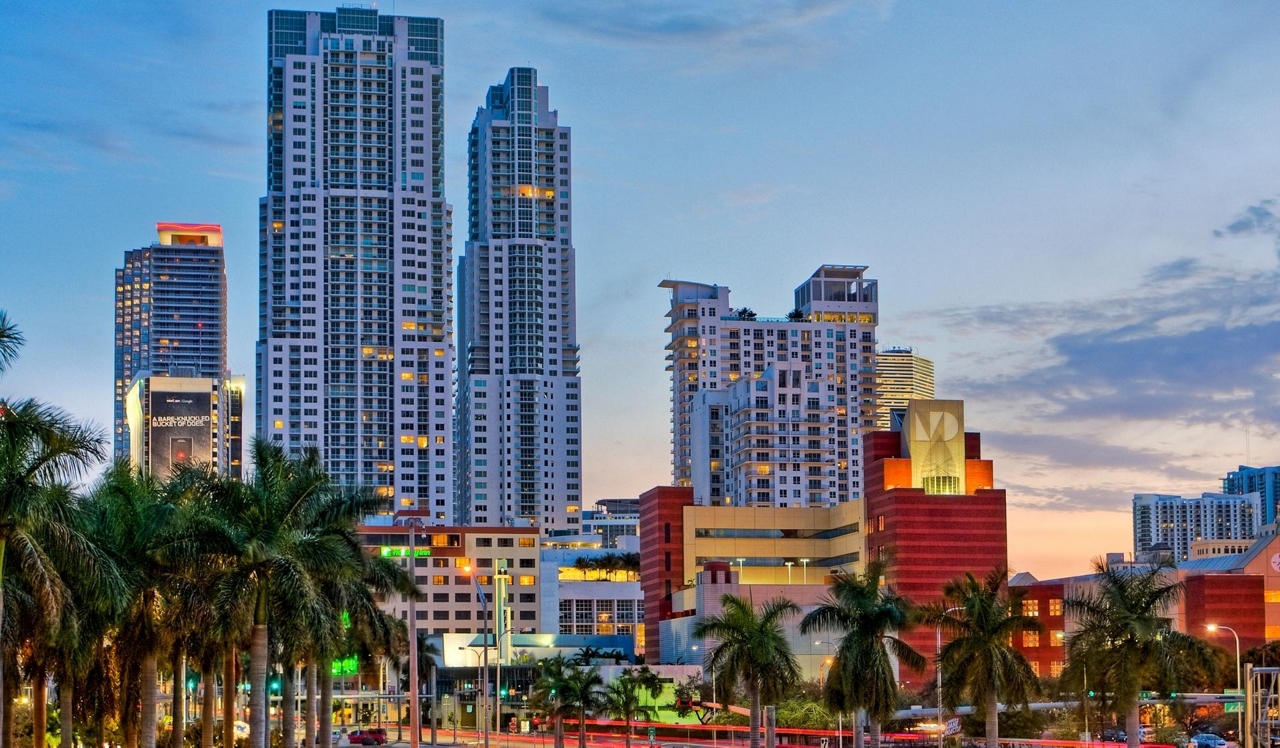 Yacht Club Apartments - Miami, FL - City View